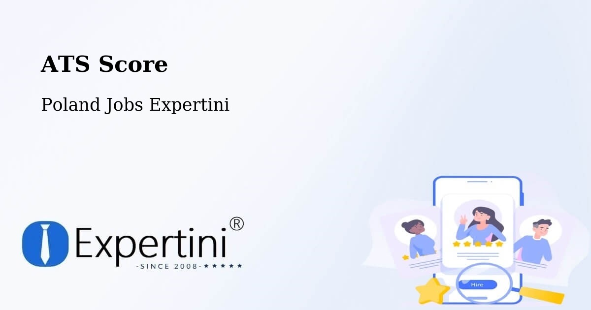 Resume ATS Score & Job Description Match Tool – Dębów - Poland Jobs Expertini
