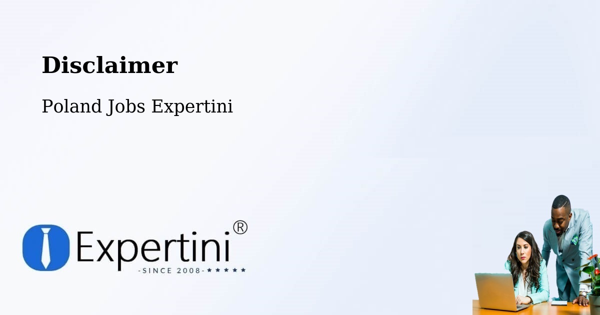 Disclaimer – Dębów - Poland Jobs Expertini